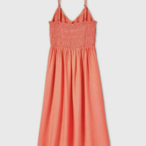 NWT- Target Wild Fable - XXL - Coral sleeveless Midi Dress - Picture 2 of 3